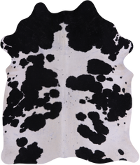 Thumbnail for SUPER SALE Black & White Natural Cowhide Rug - X-Large 6' 10