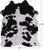 SUPER SALE Black & White Natural Cowhide Rug - X-Large 6' 10"H x 5' 9"W