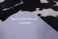 Thumbnail for SUPER SALE Black & White Natural Cowhide Rug - X-Large 6' 10