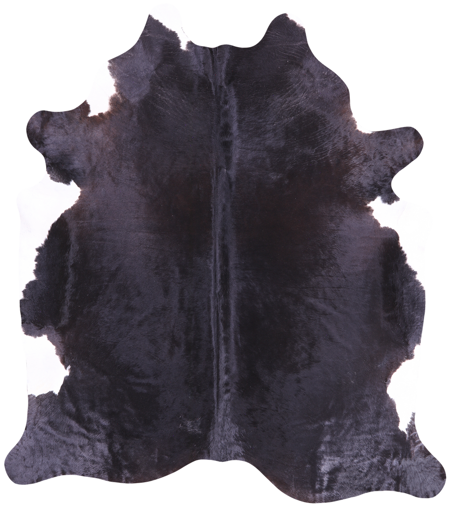 SUPER SALE Black Natural Cowhide Rug - XX-Large 8' 2"H x 7' 2"W