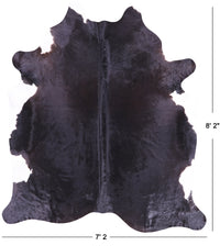 Thumbnail for SUPER SALE Black Natural Cowhide Rug - XX-Large 8' 2