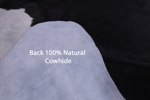 SUPER SALE Black Natural Cowhide Rug - XX-Large 8' 2