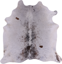 Thumbnail for SUPER SALE Brown Salt & Pepper Natural Cowhide Rug - XX-Large 7' 5
