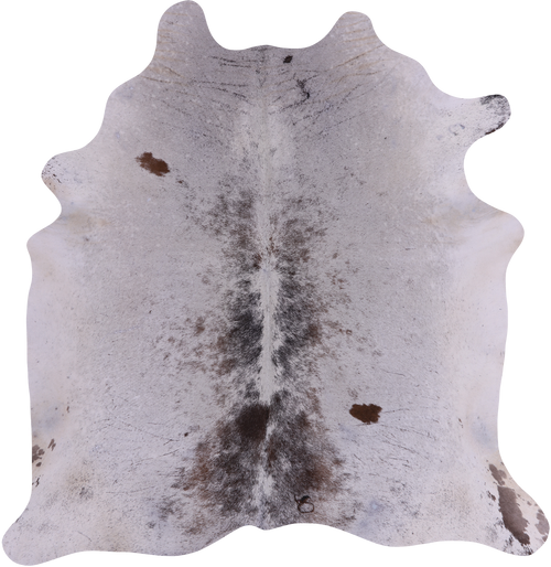 SUPER SALE Brown Salt & Pepper Natural Cowhide Rug - XX-Large 7' 5
