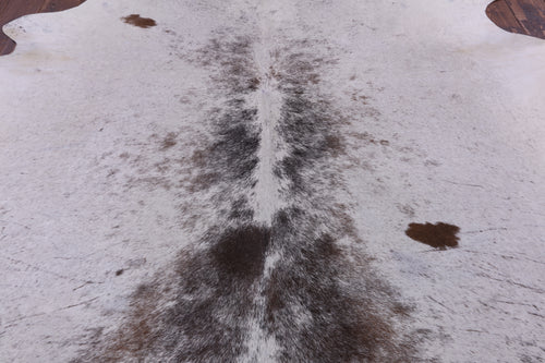 SUPER SALE Brown Salt & Pepper Natural Cowhide Rug - XX-Large 7' 5