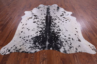 Thumbnail for SUPER SALE Black Salt & Pepper Natural Cowhide Rug - XX-Large 8' 3