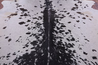Thumbnail for SUPER SALE Black Salt & Pepper Natural Cowhide Rug - XX-Large 8' 3