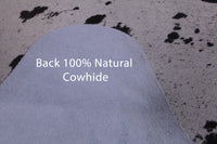 Thumbnail for SUPER SALE Black Salt & Pepper Natural Cowhide Rug - XX-Large 8' 3