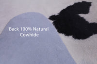 Thumbnail for SUPER SALE Black & White Natural Cowhide Rug - X-Large 7' 2