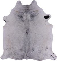 Thumbnail for SUPER SALE Black Salt & Pepper Natural Cowhide Rug - XX-Large 7' 7