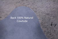 Thumbnail for SUPER SALE Black Salt & Pepper Natural Cowhide Rug - XX-Large 7' 7