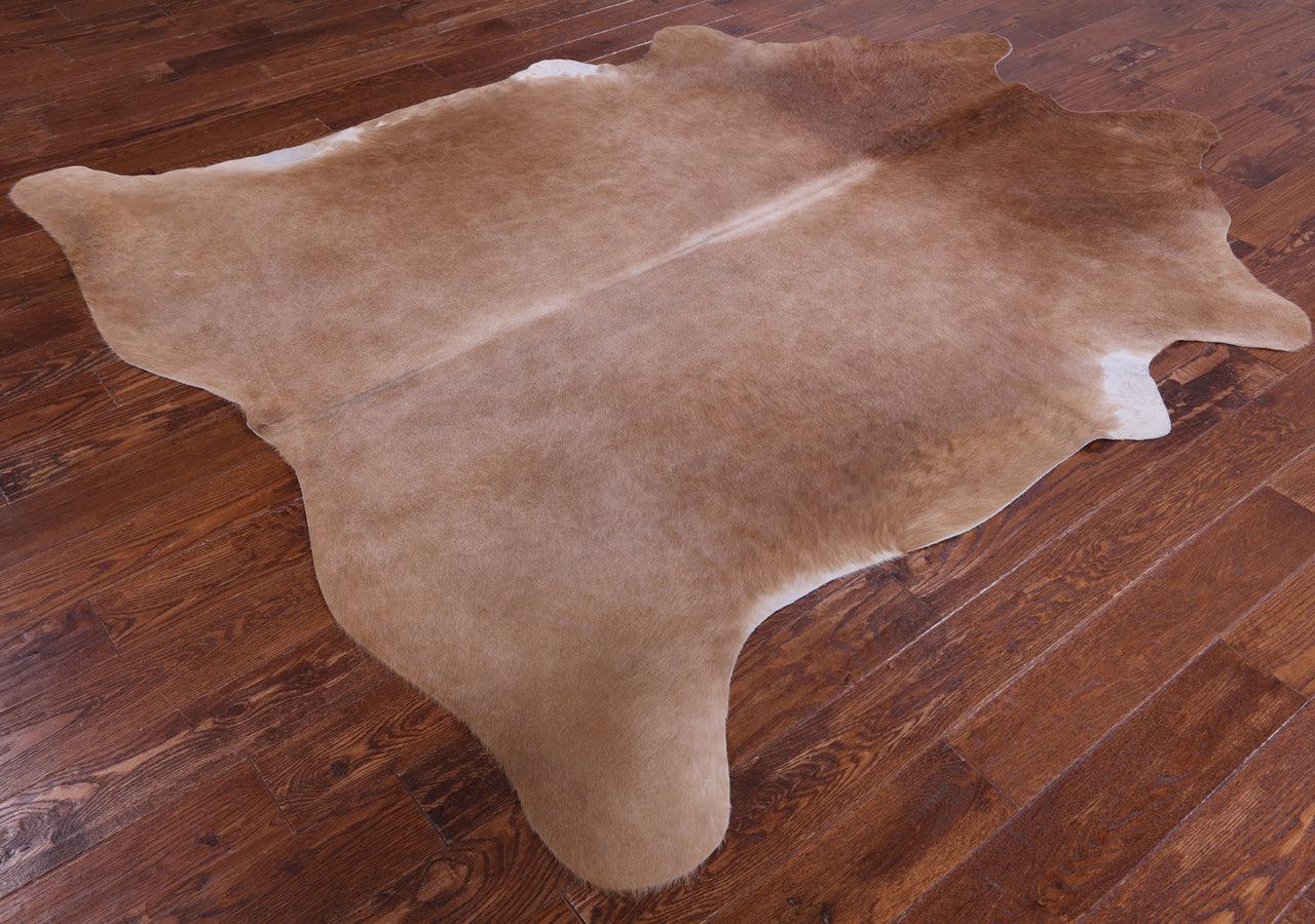 SUPER SALE Light Brown Natural Cowhide Rug - XX-Large 7' 10"H x 6' 10"W