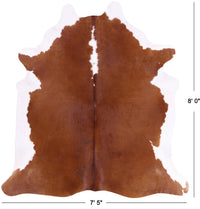Thumbnail for SUPER SALE Brown Natural Cowhide Rug - XX-Large 8' 0