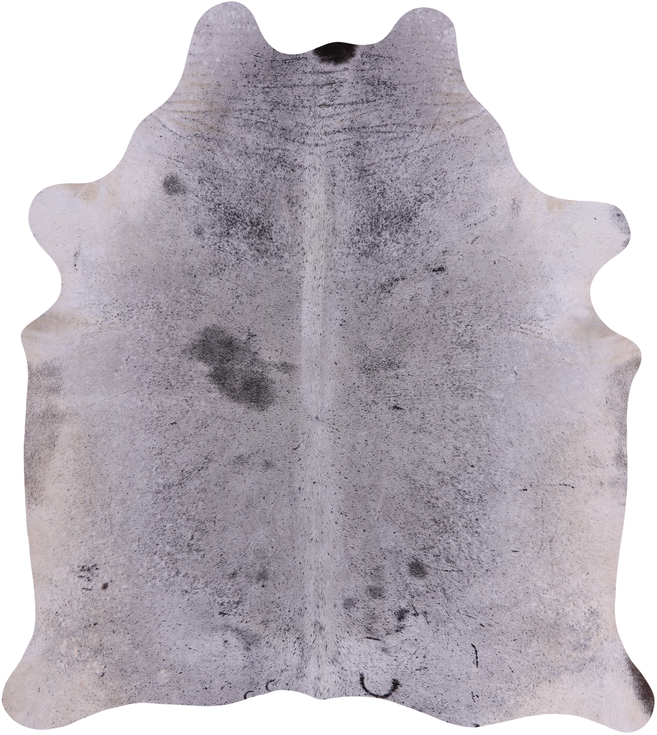 SUPER SALE Black Salt & Pepper Natural Cowhide Rug - X-Large 6' 10"H x 6' 0"W