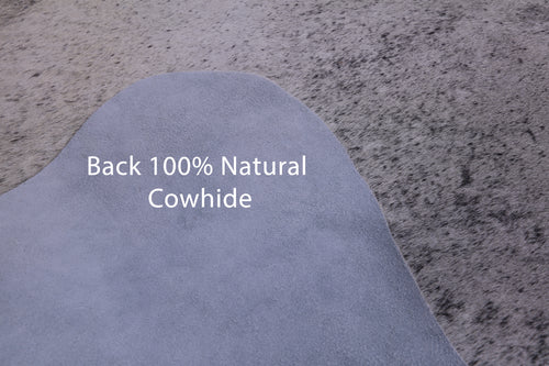 SUPER SALE Black Salt & Pepper Natural Cowhide Rug - X-Large 6' 10