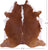 SUPER SALE Brown Natural Cowhide Rug - XX-Large 7' 7"H x 7' 1"W