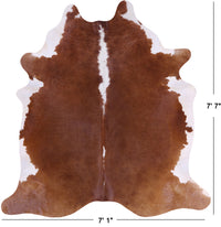 Thumbnail for SUPER SALE Brown Natural Cowhide Rug - XX-Large 7' 7