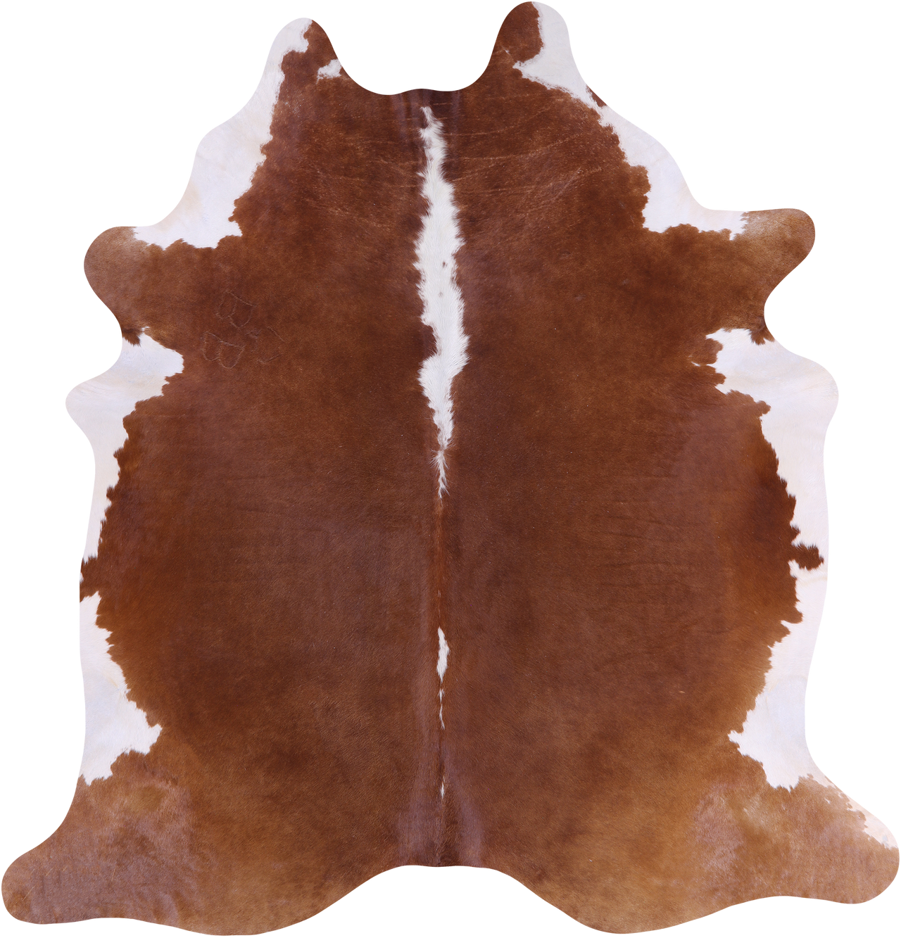 SUPER SALE Brown Natural Cowhide Rug - XX-Large 7' 7"H x 7' 1"W