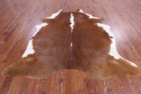 Thumbnail for SUPER SALE Brown Natural Cowhide Rug - XX-Large 7' 7