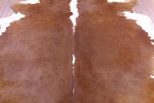 SUPER SALE Brown Natural Cowhide Rug - XX-Large 7' 7