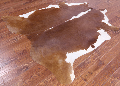 SUPER SALE Brown Natural Cowhide Rug - XX-Large 7' 7