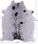 SUPER SALE Black Salt & Pepper Natural Cowhide Rug - X-Large 7' 3"H x 6' 1"W