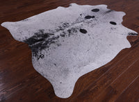 Thumbnail for SUPER SALE Black Salt & Pepper Natural Cowhide Rug - X-Large 7' 3