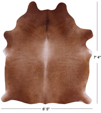 Thumbnail for SUPER SALE Brown Natural Cowhide Rug - XX-Large 7' 4