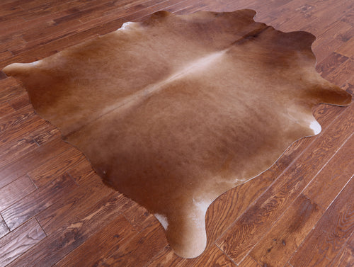 SUPER SALE Brown Natural Cowhide Rug - XX-Large 7' 4