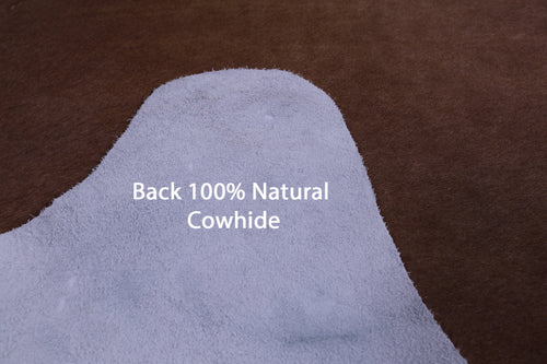 SUPER SALE Brown Natural Cowhide Rug - XX-Large 7' 4
