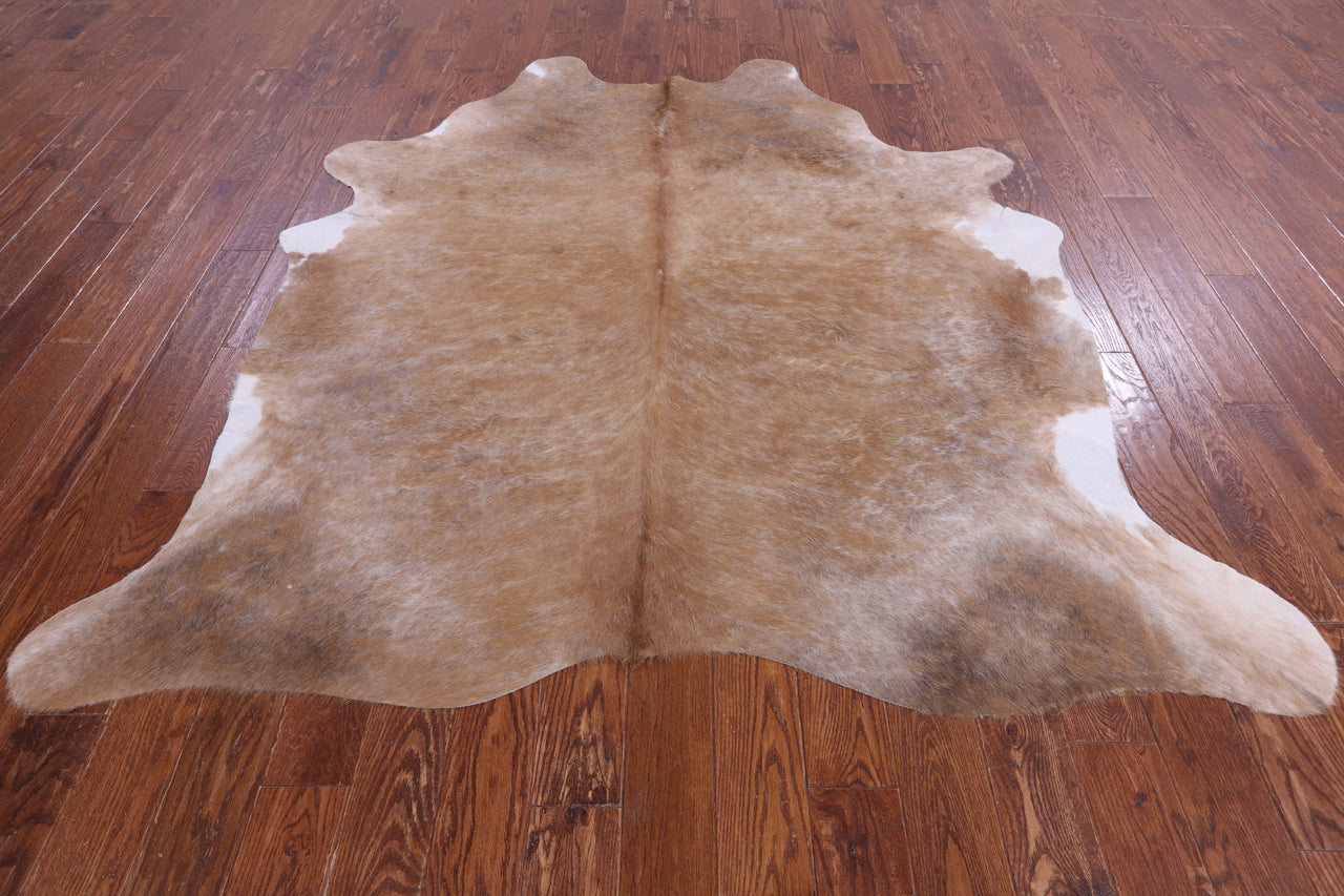 SUPER SALE Light Brown Natural Cowhide Rug - XX-Large 7' 4"H x 6' 8"W