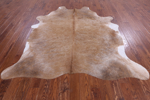 SUPER SALE Light Brown Natural Cowhide Rug - XX-Large 7' 4