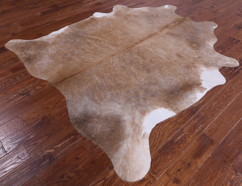 SUPER SALE Light Brown Natural Cowhide Rug - XX-Large 7' 4