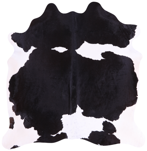 SUPER SALE Black & White Natural Cowhide Rug - X-Large 6' 9