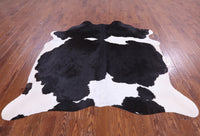 Thumbnail for SUPER SALE Black & White Natural Cowhide Rug - X-Large 6' 9
