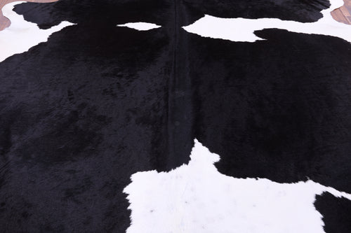 SUPER SALE Black & White Natural Cowhide Rug - X-Large 6' 9