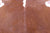 SUPER SALE Brown Natural Cowhide Rug - X-Large 7' 3"H x 6' 7"W