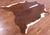 SUPER SALE Brown Natural Cowhide Rug - X-Large 7' 3"H x 6' 7"W