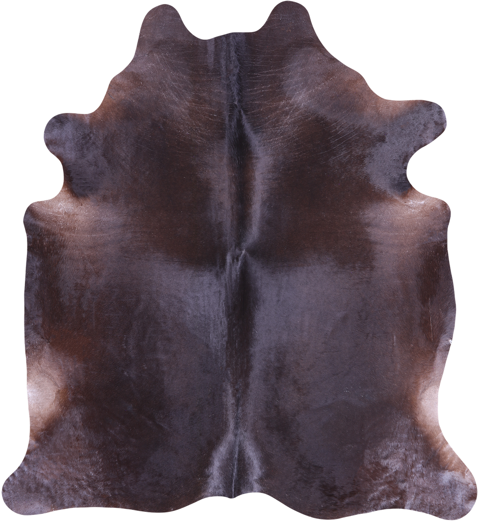 SUPER SALE Dark Brown Natural Cowhide Rug - XX-Large 7' 8"H x 7' 0"W