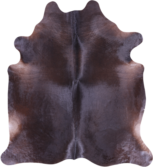 SUPER SALE Dark Brown Natural Cowhide Rug - XX-Large 7' 8
