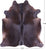 SUPER SALE Dark Brown Natural Cowhide Rug - XX-Large 7' 8"H x 7' 0"W