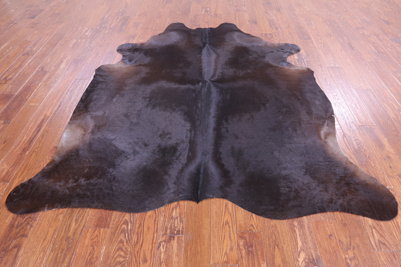 SUPER SALE Dark Brown Natural Cowhide Rug - XX-Large 7' 8"H x 7' 0"W