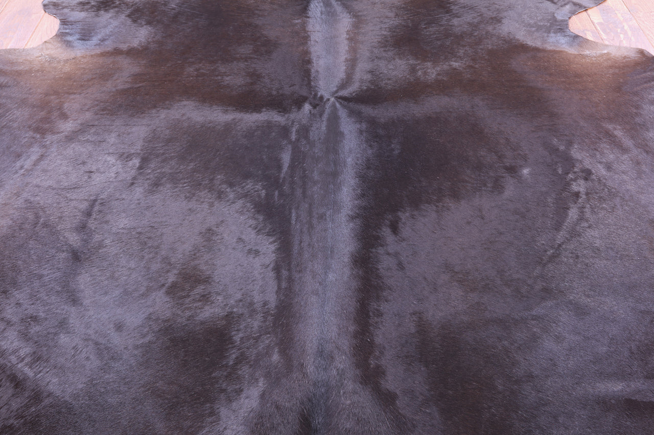 SUPER SALE Dark Brown Natural Cowhide Rug - XX-Large 7' 8"H x 7' 0"W