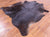 SUPER SALE Dark Brown Natural Cowhide Rug - XX-Large 7' 8"H x 7' 0"W
