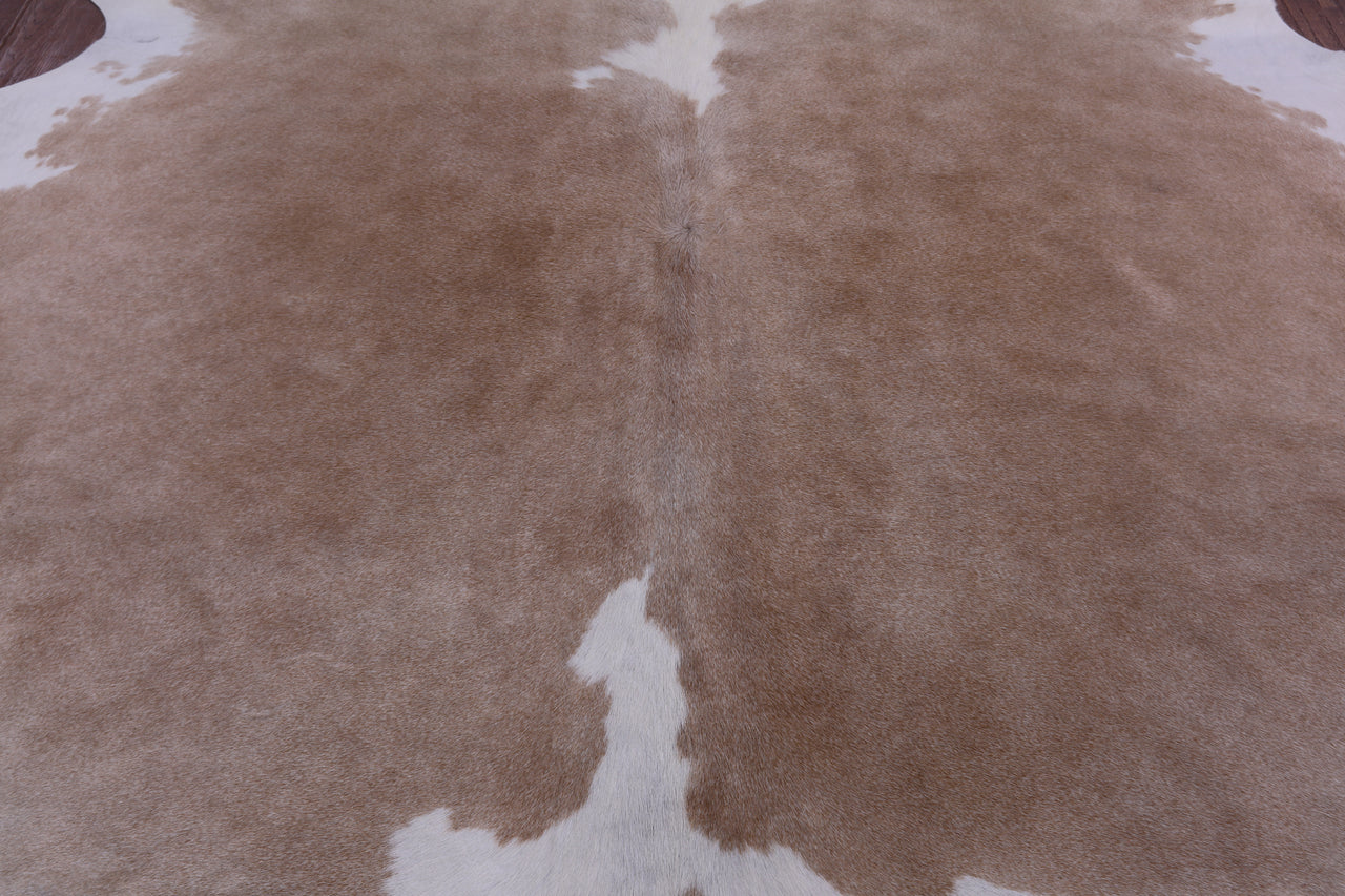 SUPER SALE Beige Natural Cowhide Rug - XX-Large 7' 4"H x 6' 1"W