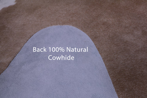 SUPER SALE Beige Natural Cowhide Rug - XX-Large 7' 4