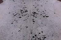 Thumbnail for SUPER SALE Black Salt & Pepper Natural Cowhide Rug - XX-Large 7' 4