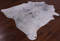 Thumbnail for SUPER SALE Black Salt & Pepper Natural Cowhide Rug - XX-Large 7' 4