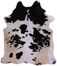 Thumbnail for SUPER SALE Black & White Natural Cowhide Rug - X-Large 7' 0