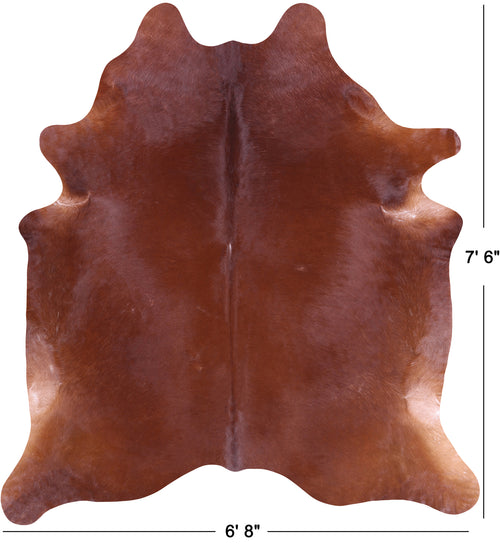 SUPER SALE Brown Natural Cowhide Rug - XX-Large 7' 6